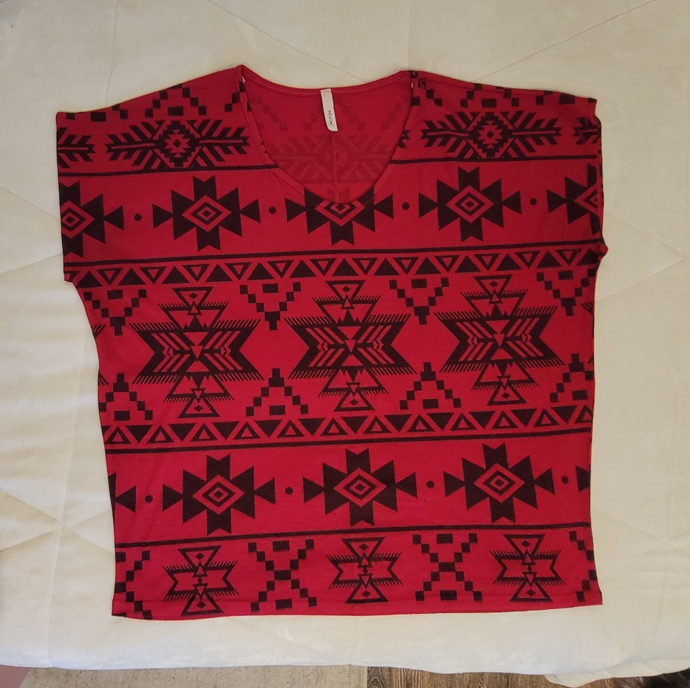 Womens Aztec Print Shirt